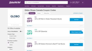 15% Off Globo Shoes Canada Coupon, Promo Codes - RetailMeNot