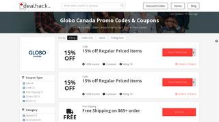25% Off Globo Canada Coupons & Promo Codes [February 2019]