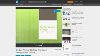 Glo-Bus Winning Strategy - SlideShare