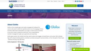 Glofox | The Association of Fitness Studios