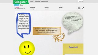 Beta: text, images, music, video | Glogster EDU - Interactive ...