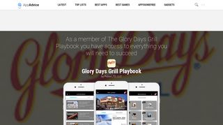 Glory Days Grill Playbook by Pulse LTD, LLC - AppAdvice