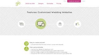 Custom Wedding Website Templates From Glo