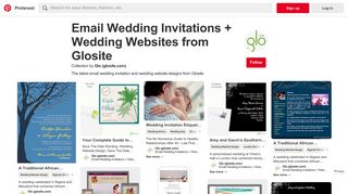 14 best Email Wedding Invitations + Wedding Websites from Glosite ...