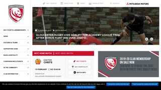Gloucester Rugby | Homepage