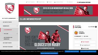 Gloucester Rugby | Club Membership