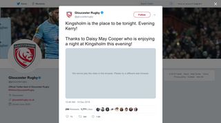 Gloucester Rugby on Twitter: 