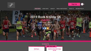 2019 Rock N Glow 5K - RunSignup