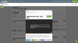 Online Data Entry Jobs - Glow Jobs - Scoop.it