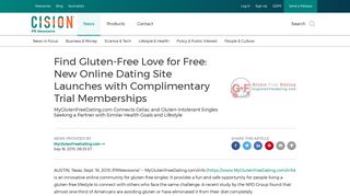 Find Gluten-Free Love for Free: New Online Dating Site Launches with ...