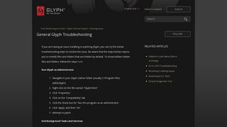 General Glyph Troubleshooting – Trion Worlds Support Center