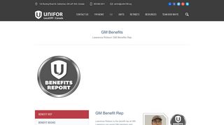 GM Benefits - Unifor Local199
