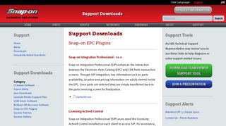 Support Downloads | Snap-on Business Solutions