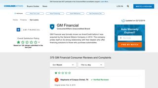 GM Financial • 370 Customer Reviews and Complaints ...
