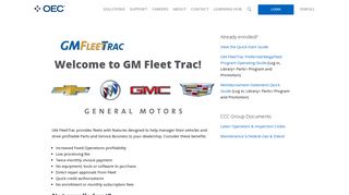 Welcome to GM Fleet Trac! - OEC