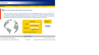 GM Global Training Web Site