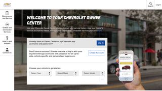 Owner Center Home - Chevrolet