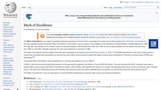 Mark of Excellence - Wikipedia