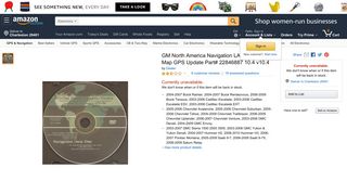 Amazon.com: GM North America Navigation LATEST DVD Map GPS ...
