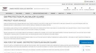 GM Protection Plan | Cadillac Finance near Grapevine, TX