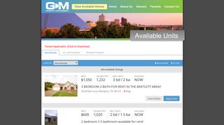 View Available Homes - GM Realty Property Management