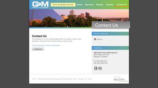 Contact Us - GM Realty Property Management