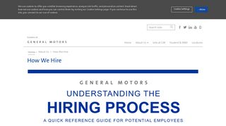How We Hire | GM Careers