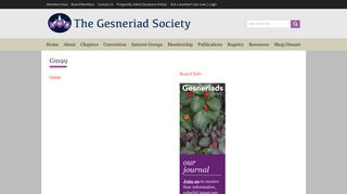 Gm99 - The Gesneriad Society