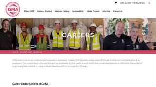 Careers | GMA - GMA Garnet