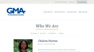 Chaletta Huertas | GMA Foundations