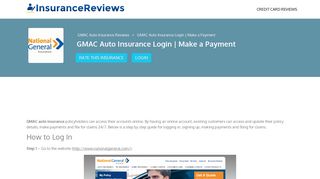GMAC Auto Insurance Login | Make a Payment - Insurance Reviews