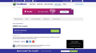 GMAC Car Loans - CarsDirect