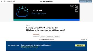 Getting Gmail Verification Codes Without a Smartphone, or a Phone at