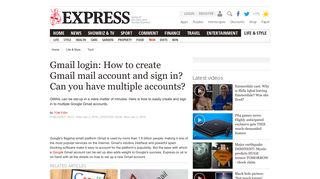 Gmail login: How to create Gmail mail account and sign in? Can you ...
