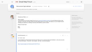 View account login attempts - Google Product Forums