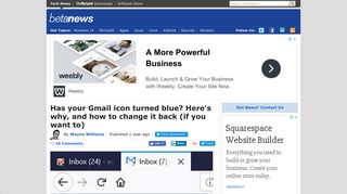 Has your Gmail icon turned blue? Here's why, and how to change it ...