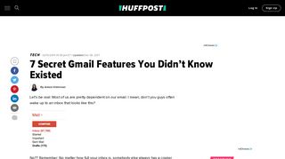 7 Secret Gmail Features You Didn't Know Existed | HuffPost