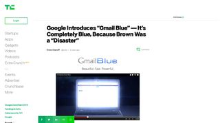 Google Introduces “Gmail Blue” — It's Completely Blue, Because ...