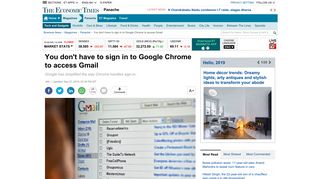 You don't have to sign in to Google Chrome to access Gmail - The ...