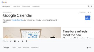 Calendar | Google Blog - The Keyword
