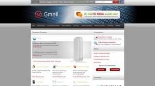 Gmail: Internet Service Provider (ISP) - ADSL - Email Services - Web ...