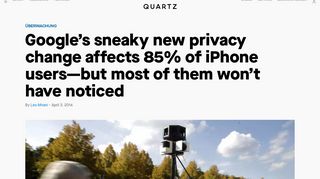 Google's sneaky new privacy change affects 85% of iPhone users ...