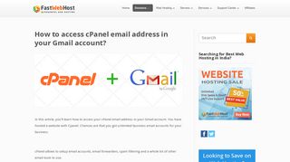 How to access cPanel email address in your Gmail account?