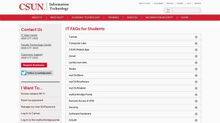 IT FAQs for Students | California State University, Northridge - CSuN