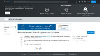 gmail - Remove account from Google Account chooser - Web ...