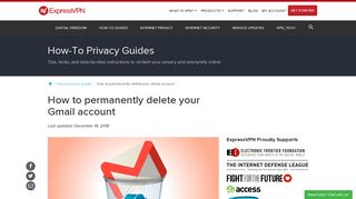 How to Permanently Delete Your Google Gmail Account | ExpressVPN
