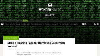 Make a Phishing Page for Harvesting Credentials Yourself « Null ...