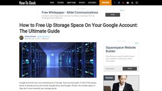 How to Free Up Storage Space On Your Google Account: The ...