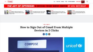 Gmail: How to Sign Out From Multiple Devices | Time