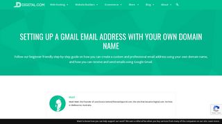 How To Create An Email Address Using Your Own Domain With Gmail